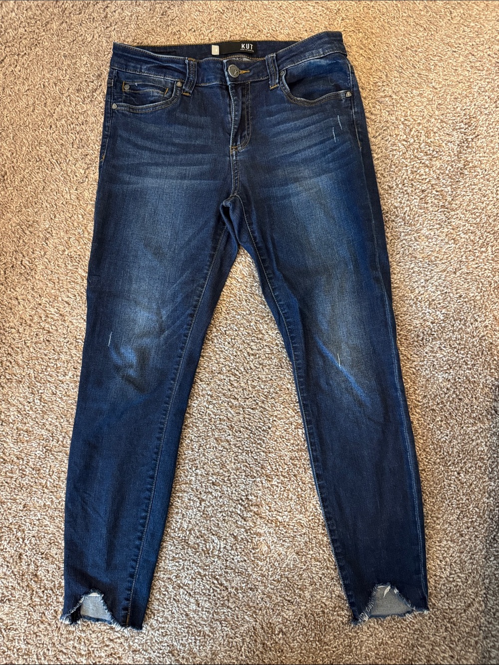 Kut from the Kloth Dark Blue Denim Jeans